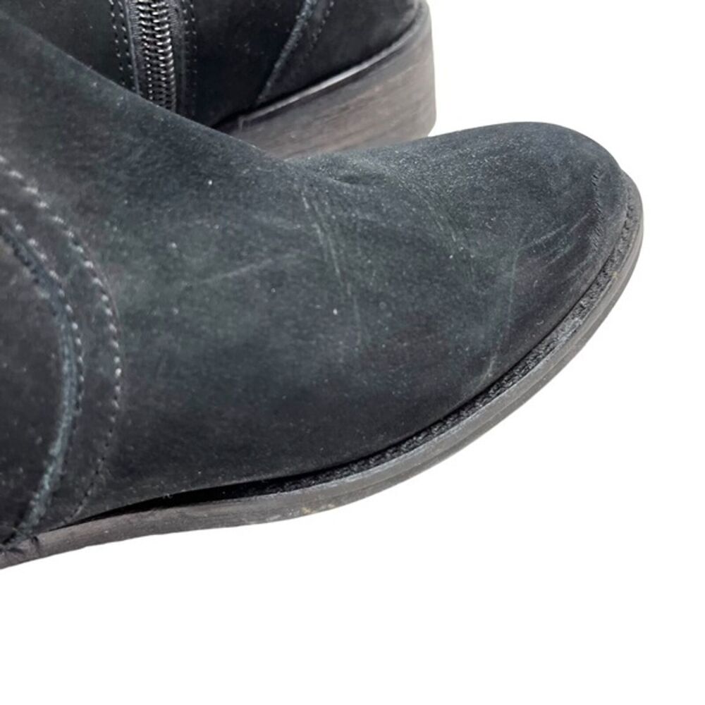STEVE MADDEN CHANCES Genuine Leather Exposed Zipper Ankle Boots Booties sz 8 - Picture 12 of 16